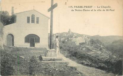 CPA FRANCE 06 "Passe Prest, la chapelle de ND"