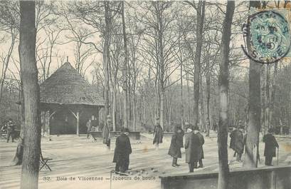 CPA FRANCE 94 "Bois de Vincennes, joueurs de boules"