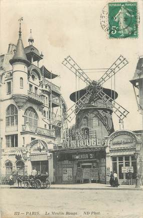 CPA FRANCE 75018 "Paris, le Moulin Rouge"