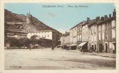 CPA FRANCE 07 "Tournon, Place des Graviers"