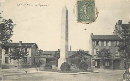 CPA FRANCE 07 "Annonay, La Pyramide"