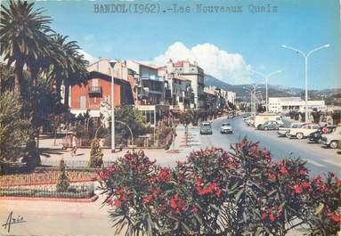 / CPSM FRANCE 83 "Bandol,les nouveaux quais"