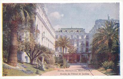 CPA MONACO "Hotel Métropole"