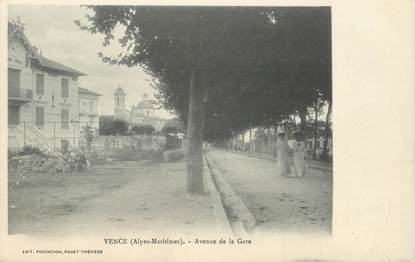 CPA FRANCE 06 "Vence, avenue de la gare"