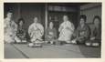 LOT 2 PHOTO ORIGINALE JAPON "Diner Japonais à Nagasaki, 1927 "
