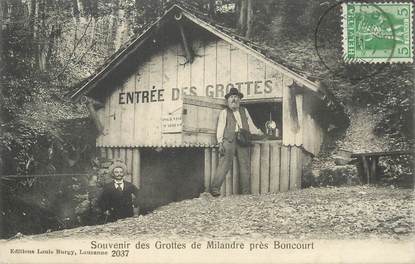 CPA SUISSE "Grottes de Milandre"