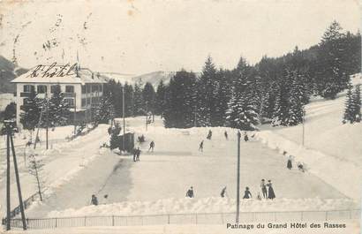 CPA SUISSE "Patinage au grand Hotel des Rasses"