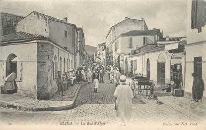 CPA ALGERIE "Blida, rue d'Alger"