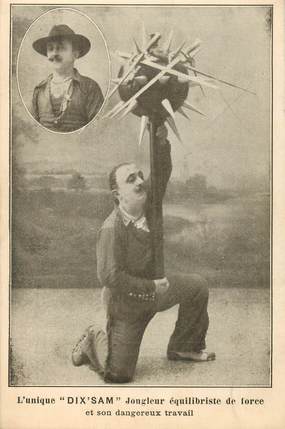 CPA CIRQUE "Jongleur équilibriste"