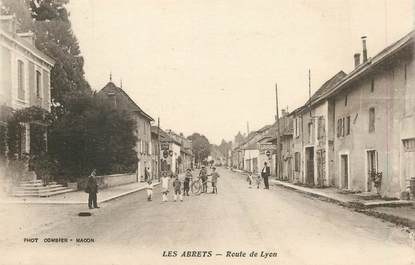 CPA FRANCE 38 "Les Abrets, rte de Lyon"