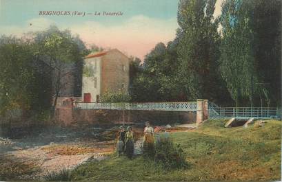 CPA FRANCE 83 "Brignoles, la Passerelle"