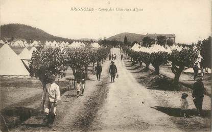 CPA FRANCE 83 "Brignoles, camp des Chasseurs alpins"