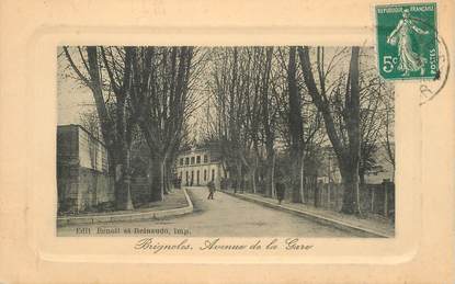 CPA FRANCE 83 "Brignoles, avenue de la gare"