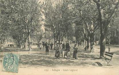 CPA FRANCE 13 "Aubagne, cours Legrand"