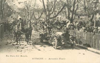 CPA FRANCE 13 "Aubagne, Automobile fleurie"