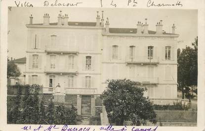 LOT 2 CARTE PHOTO FRANCE 06 "Cannes, villa Delacour"