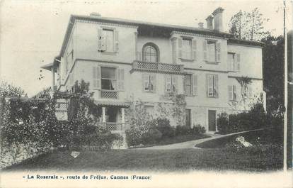 CPA FRANCE 06 "Cannes, villa la Roseraie, rte de Fréjus"