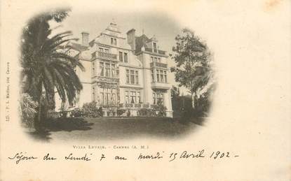 CPA FRANCE 06 "Cannes, villa Leusse"