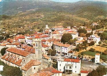 / CPSM FRANCE 83 "Fayence, l'église et le village"