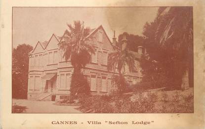 CPA FRANCE 06 "Cannes, Villa Sefton"