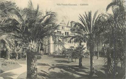 CPA FRANCE 06 "Cannes, Villa Franck Chauveau"