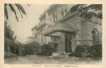 CPA FRANCE 06 "Cannes, Villa Le Rouve, avenue de la Favorite"