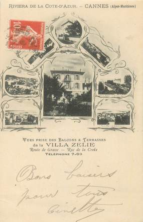 CPA FRANCE 06 "Cannes, Villa Zelie"