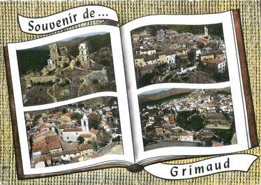 / CPSM FRANCE 83 "Grimaud, ruines du château féodal"