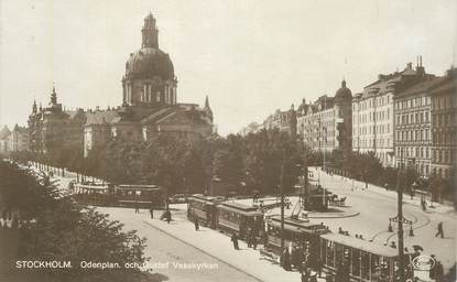  CPA  SUÈDE "Stockholm" / TRAMWAY