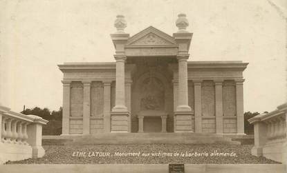  CPA  BELGIQUE "Ethe la tour , monument aux morts"