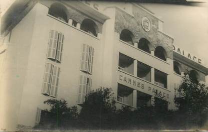 CARTE PHOTO FRANCE 06 "Cannes, Cannes Palace vers le Pont des Gabres"