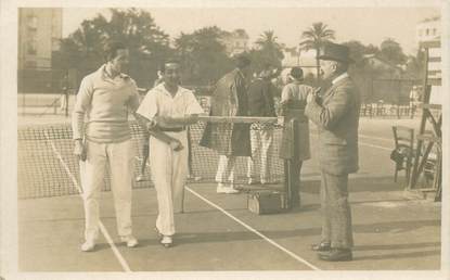 CARTE PHOTO FRANCE 06 "Cannes, le cours de Tennis, 1920"