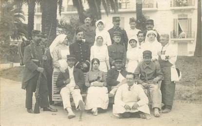 CARTE PHOTO FRANCE 06 "Cannes, Hotel Saint Charles transformé en hopital temporaire"