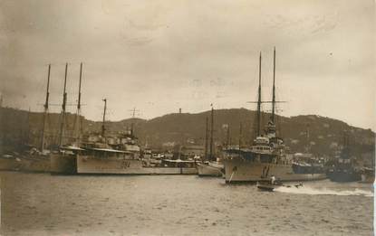 PHOTO / CARTE PHOTO FRANCE 06 "Cannes, escadre italienne dans la rade"