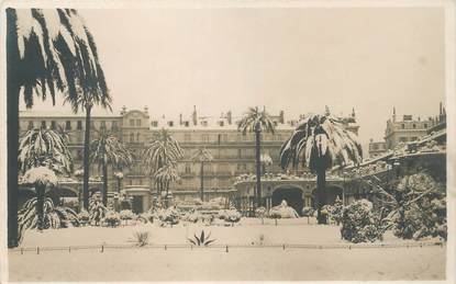 CARTE PHOTO FRANCE 06 "Cannes sous la neige"