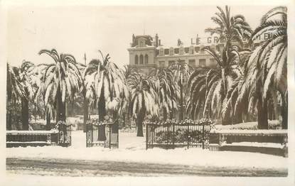 CARTE PHOTO FRANCE 06 "Cannes sous la neige"