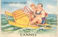 CPA FRANCE 06 "Cannes" / CARTE A SYSTEMES / DEPLIANT