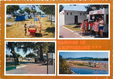 / CPSM FRANCE 84 "Cavaillon" / CAMPING / FRITE / BABY FOOT