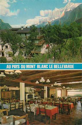 CPSM FRANCE 74 "Les Houches, Hotel Restaurant Le Bellevarde"