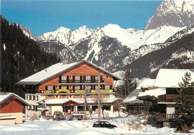 CPSM FRANCE 74 "Chatel, Hotel restaurant Bellevue"