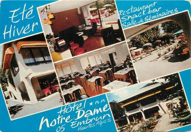 CPSM FRANCE 05 "Embrun, Hotel Restaurant Notre Dame"