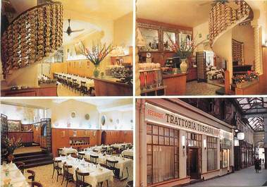 CPSM FRANCE 75002 "Paris, Restaurant Trattoria, passage des panoramas"