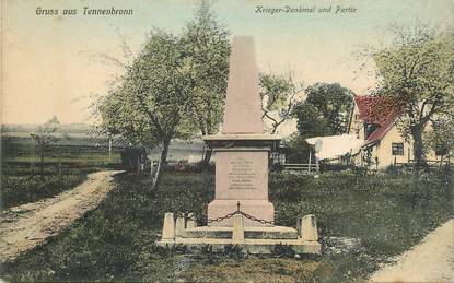  CPA  ALLEMAGNE "Gruss aus Tennenbronn, monument aux morts"