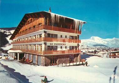 CPSM FRANCE 74 "Megève, Hotel Le Faucigny"