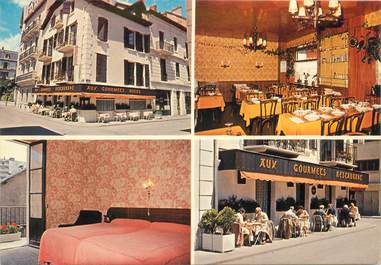 CPSM FRANCE 73 "Aix Les Bains, Hotel restaurant Aux Gourmets"