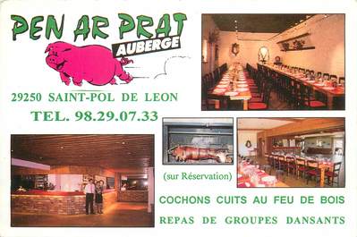 CPSM FRANCE 29 "Saint Pol de Leon, Restaurant Pen ar Prat"