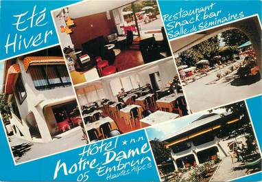 CPSM FRANCE 05 "Embrun, Hotel restaurant Notre Dame"