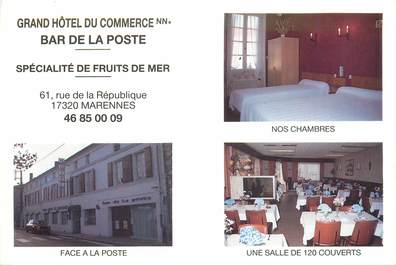 CPSM FRANCE 17 "Marennes, Grand Hotel du Commerce"