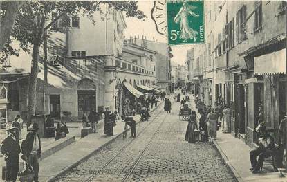 CPA FRANCE 06 "Menton, la Rue Saint Michel"