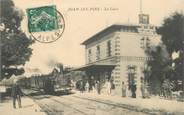 06 Alpe Maritime CPA FRANCE 06 "Juan les Pins, la gare"